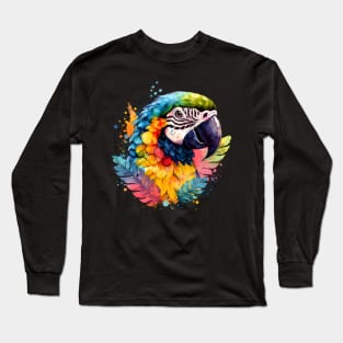 parrot lover - watercolor parrot lover Long Sleeve T-Shirt